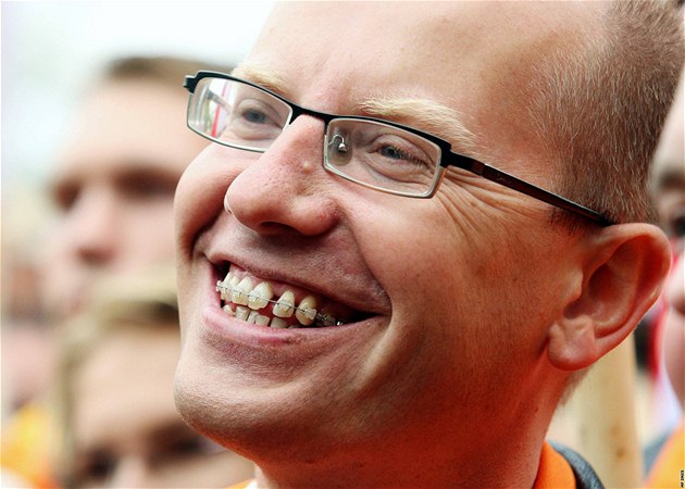 Premiér Bohuslav Sobotka (ČSSD)