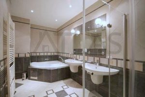 State of the art bathrooms - Nice very spacious 4+kk with terrace, 232 sq.m., Prague 5 Metro Line B Anděl