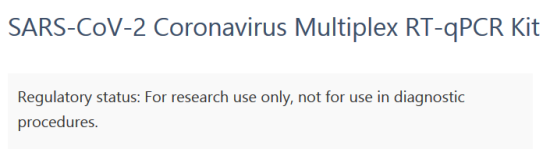 Informace o testovací soupravě viru Covid19