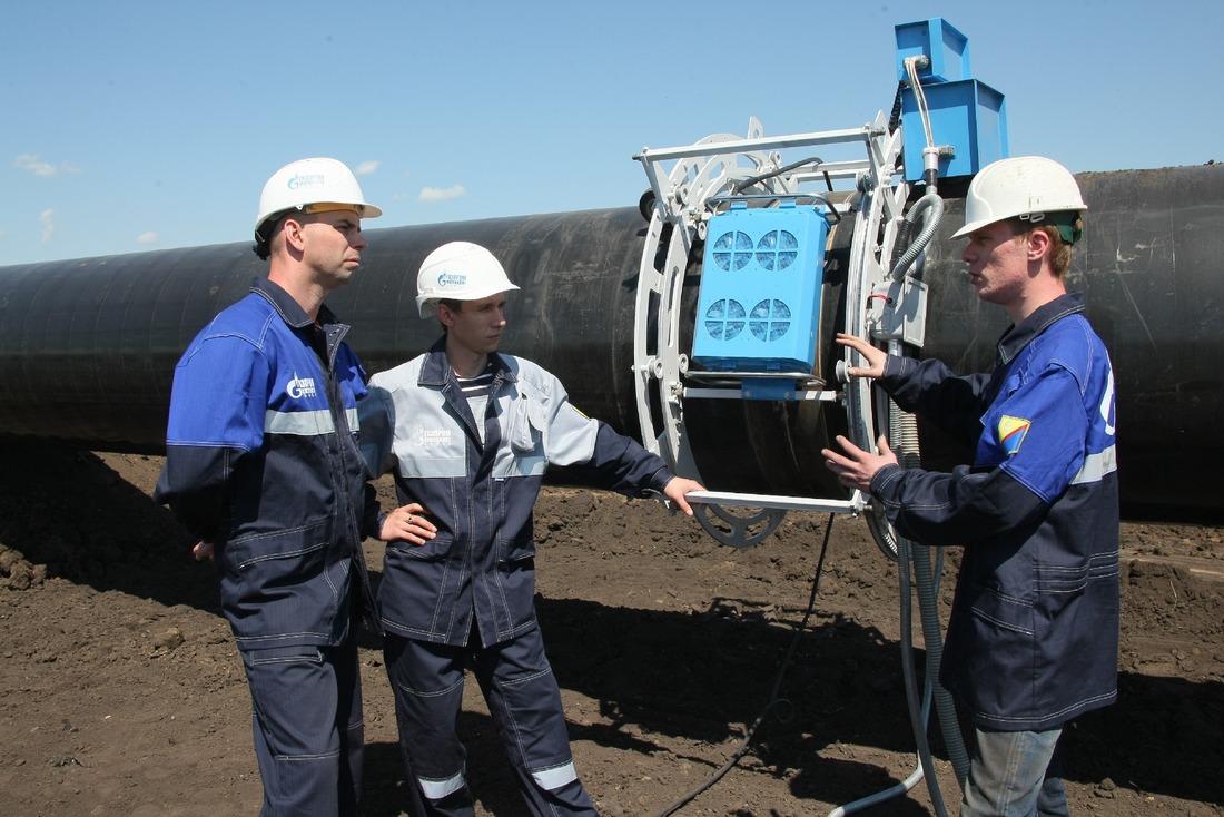 Rentgen. Televizní metoda pro kontrolu kvality svarových spojů - výstavba plynovodu Síla Sibiře – Power of Siberia