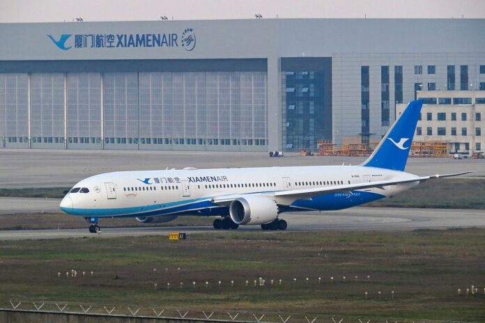 Boeing 787-9 Xiamen Airlines